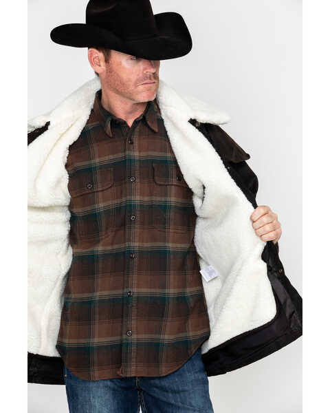 Outback Trading Co. Men's Wool Drover Liner Vest , Natural, hi-res