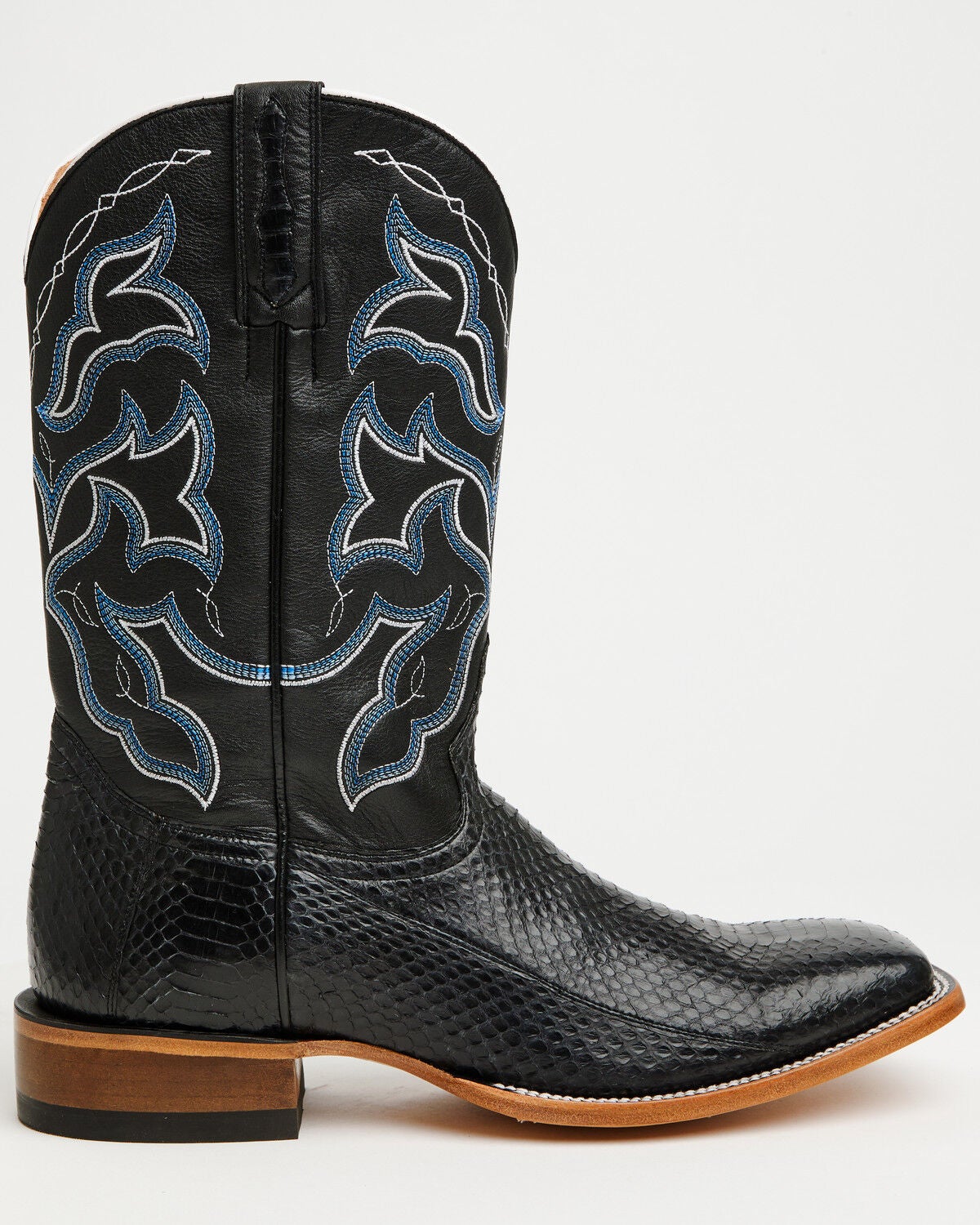 Image #2 - Cody James Men's  Ayer Exotic Snake Western Boots - Broad Square Toe, Black, hi-res