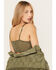 Image #4 - Shyanne Women's Floral Lace Bralette, Olive, hi-res