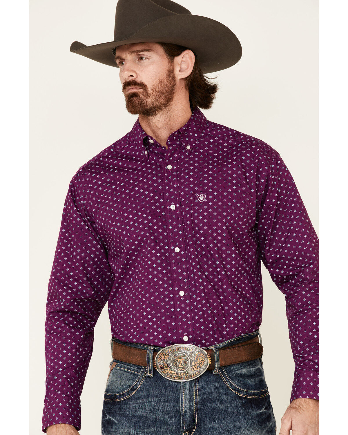 Purple ariat shirt Clearance