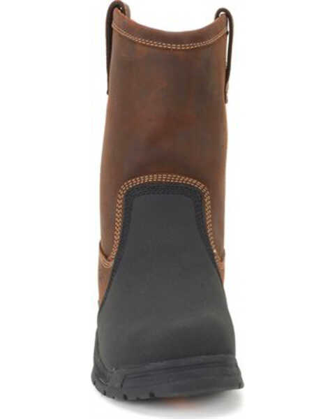 Image #4 - Carolina Men's Ranch Wellington Internal Met Guard Boots - Composite Toe, Dark Brown, hi-res