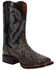 Image #1 - Dan Post Men's Exotic Ostrich Western Boots - Square Toe, Grey, hi-res