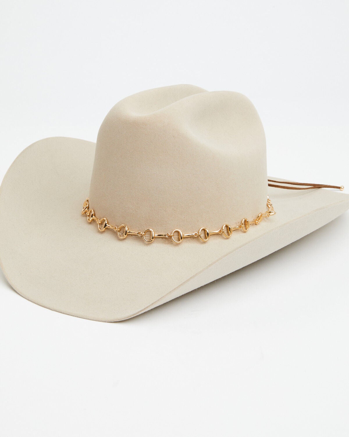 Shyanne Women's Snaffle Bit Hatband, Gold, hi-res