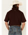 Image #4 - Ariat Men's Solid Maroon TEK Short Sleeve Button-Down Western Shirt - Tall, Burgundy, hi-res