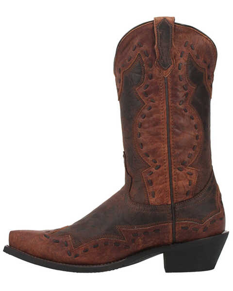 Image #3 - Laredo Men's Ronnie Western Boots - Snip Toe, Rust Copper, hi-res