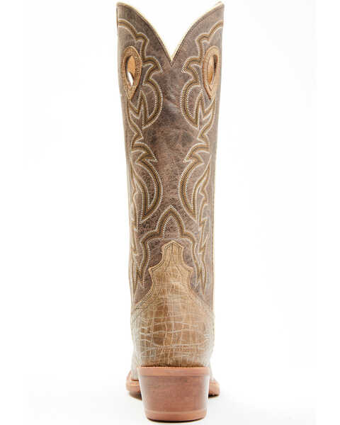 Twisted X Men's Brown Buckaroo Western Boots - Broad Square Toe , Brown, hi-res