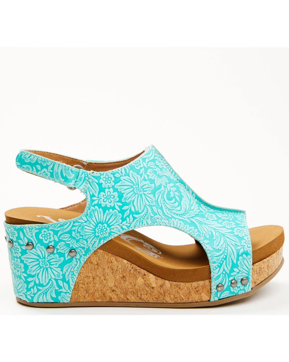Image #2 - Very G Women's Isabella Sandals, Turquoise, hi-res