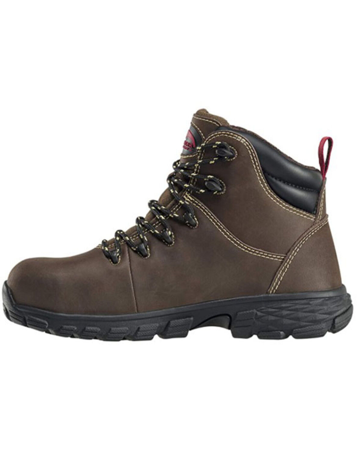 Image #3 - Avenger Women's Waterproof Work Boots - Alloy Toe, Brown, hi-res