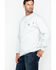 Carhartt Men's FR Solid Long Sleeve Work Henley Shirt - Big & Tall, Lt Grey, hi-res