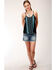 Roper Women's Black Embroidered Camisole Top, Black, hi-res