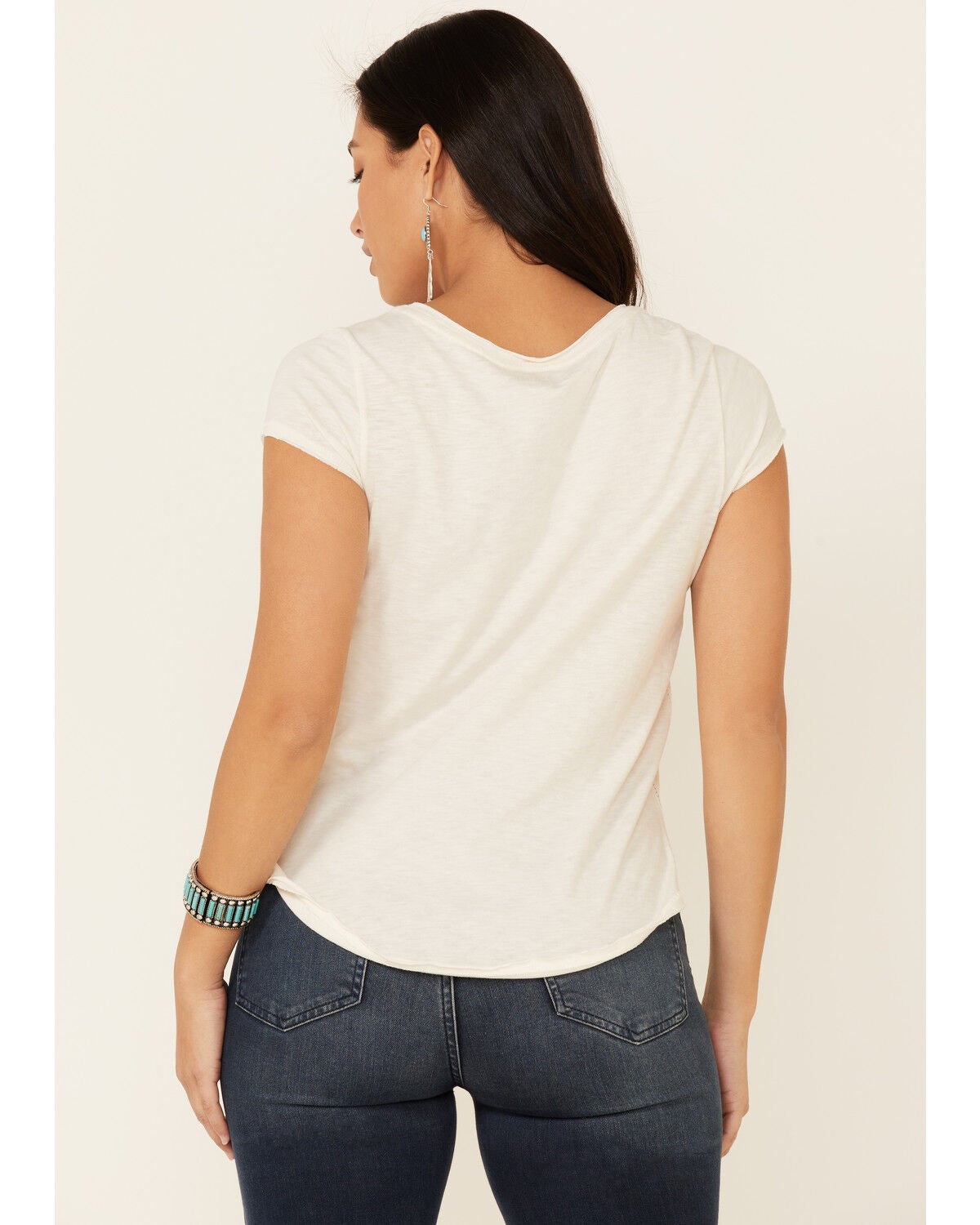 off white ladder tee