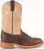 Image #4 - Double H Men's I.C.E. Saddle Vamp Western Boots - Square Toe, Bison, hi-res