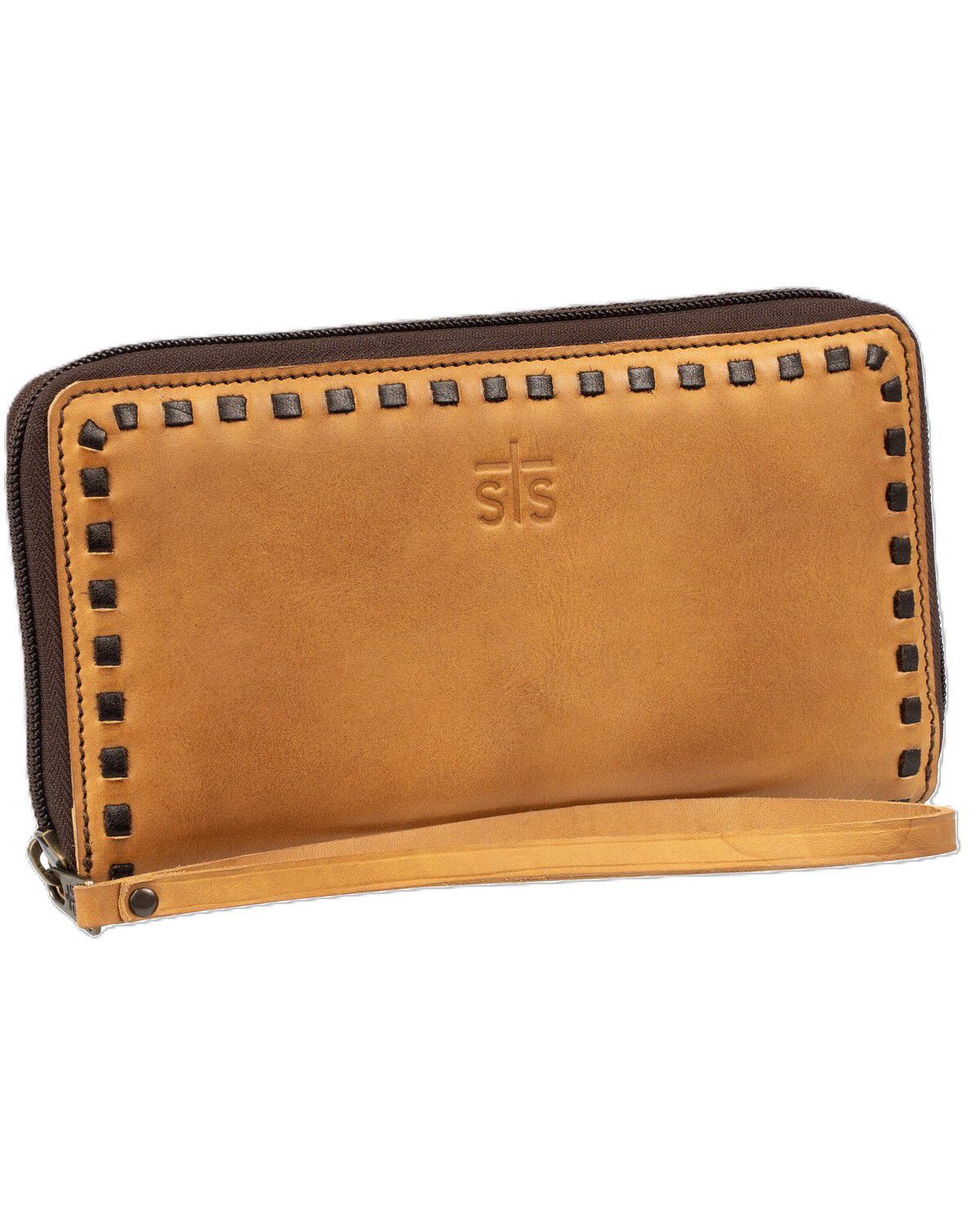 Image #1 - STS Ranchwear by Carroll Women's Bandera Berkley Bifold Wristlet Wallet, Caramel, hi-res