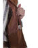 Image #3 - Scully Men's Two Tone Concealed Carry Suede Vest - Big, Coffee, hi-res