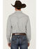 Image #4 - Cody James Men's Seeker Plaid Print Long Sleeve Snap Western Shirt, Light Blue, hi-res