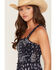 Image #2 - Ash & Violet Women's Bandana Print Hanky Hem Mini Dress, Navy, hi-res