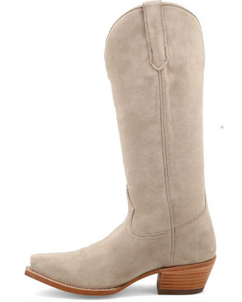 Image #3 - Back Star Women's Addison Suede Tall Western Boots - Snip Toe, Taupe, hi-res