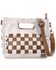 Image #1 - Bed Stu Women's Keiki Woven Crossbody Bag, Caramel, hi-res