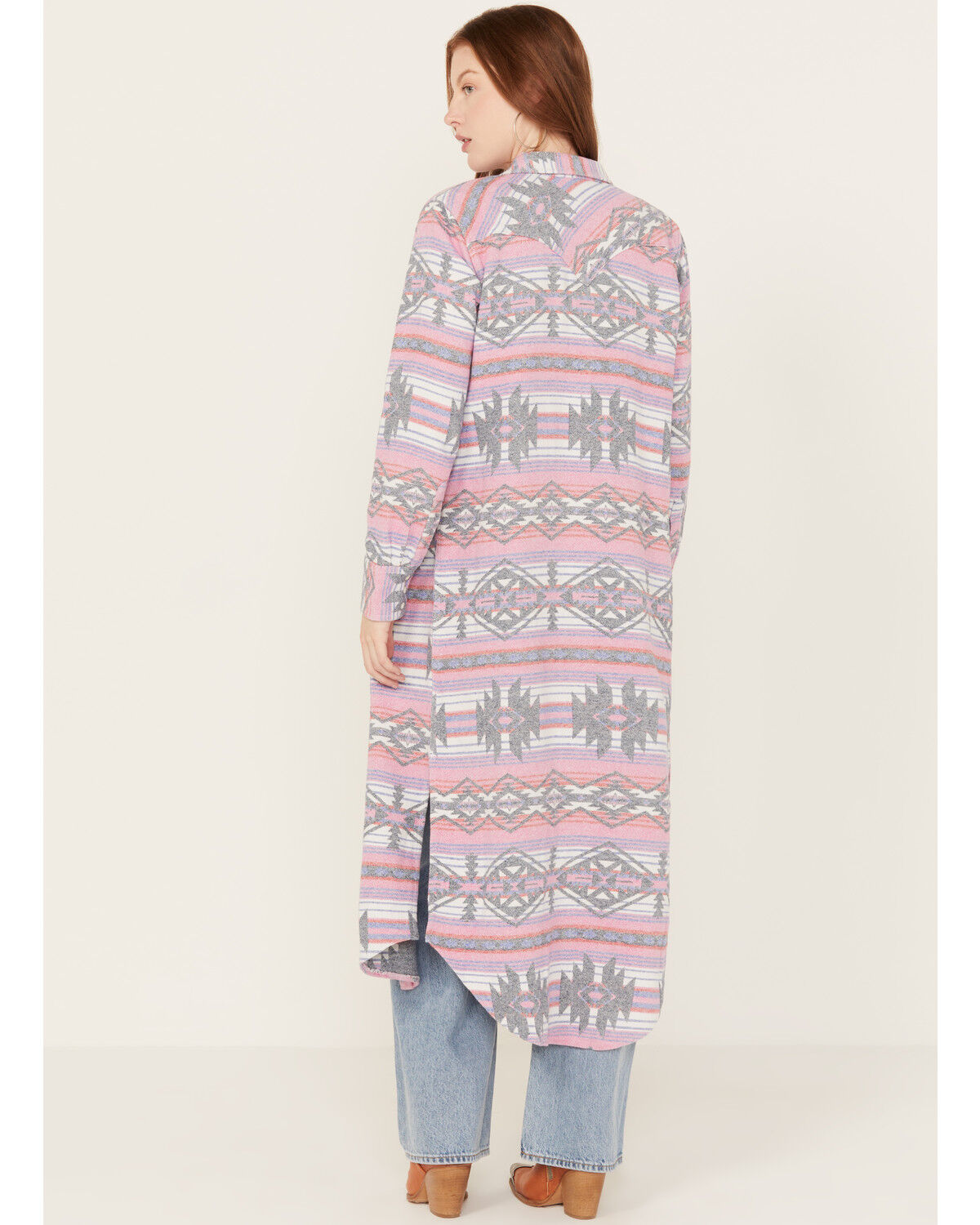 Image #4 - Wrangler Retro Women's Long Sleeve Snap Duster Shacket, Multi, hi-res