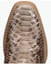 Image #6 - Dan Post Men's Exotic Python Western Boots - Square Toe, Brown, hi-res