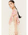 Image #2 - Angie Women's Border Print Mini Dress, Ivory, hi-res