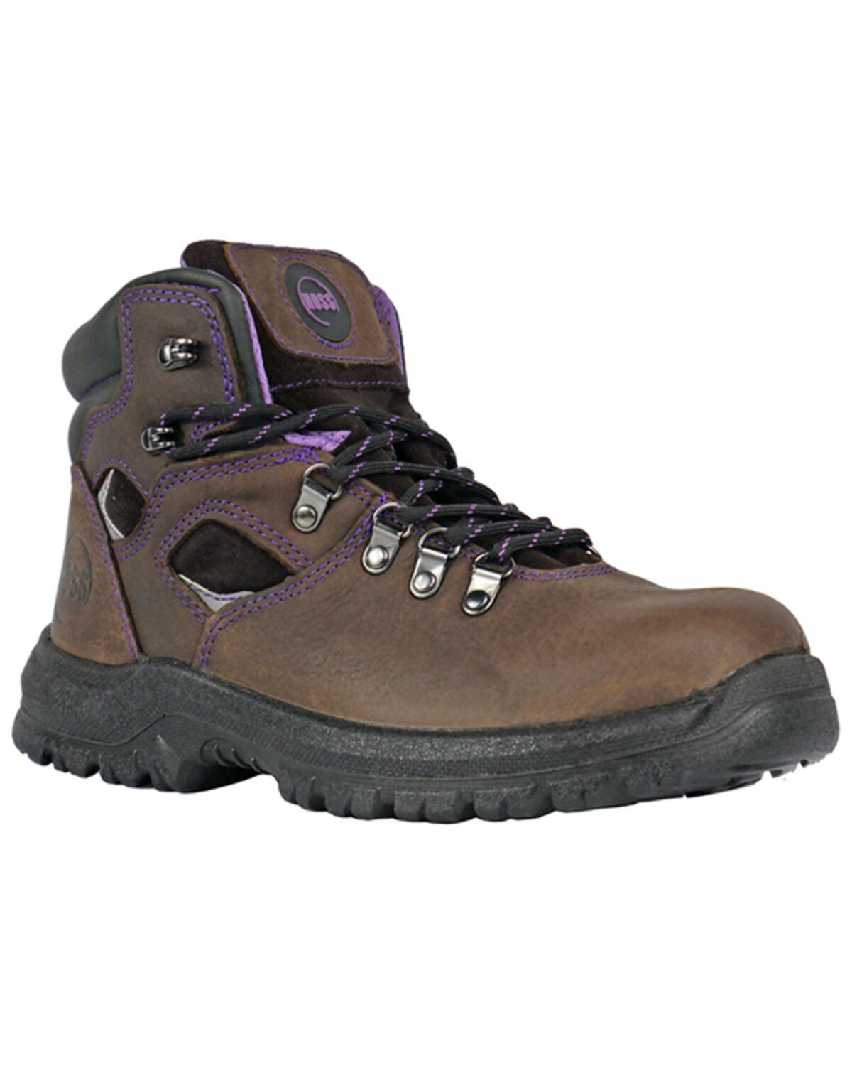 Image #1 - Hoss Women's 6" Lily Waterproof Work Boots - Steel Toe, Brown, hi-res
