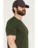 Image #3 - Thorogood Men's USA Wing & Wheel Short Sleeve Graphic T-Shirt, Green, hi-res
