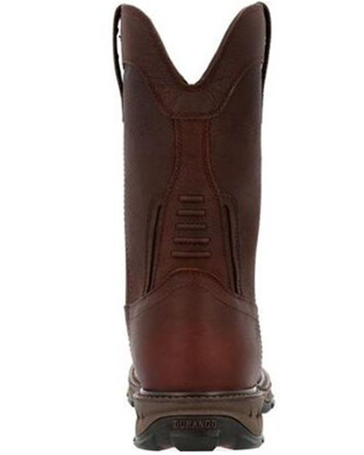 Image #5 - Durango Men's Maverick Wellington Waterproof Western Work Boots - Composite Toe, Brown, hi-res