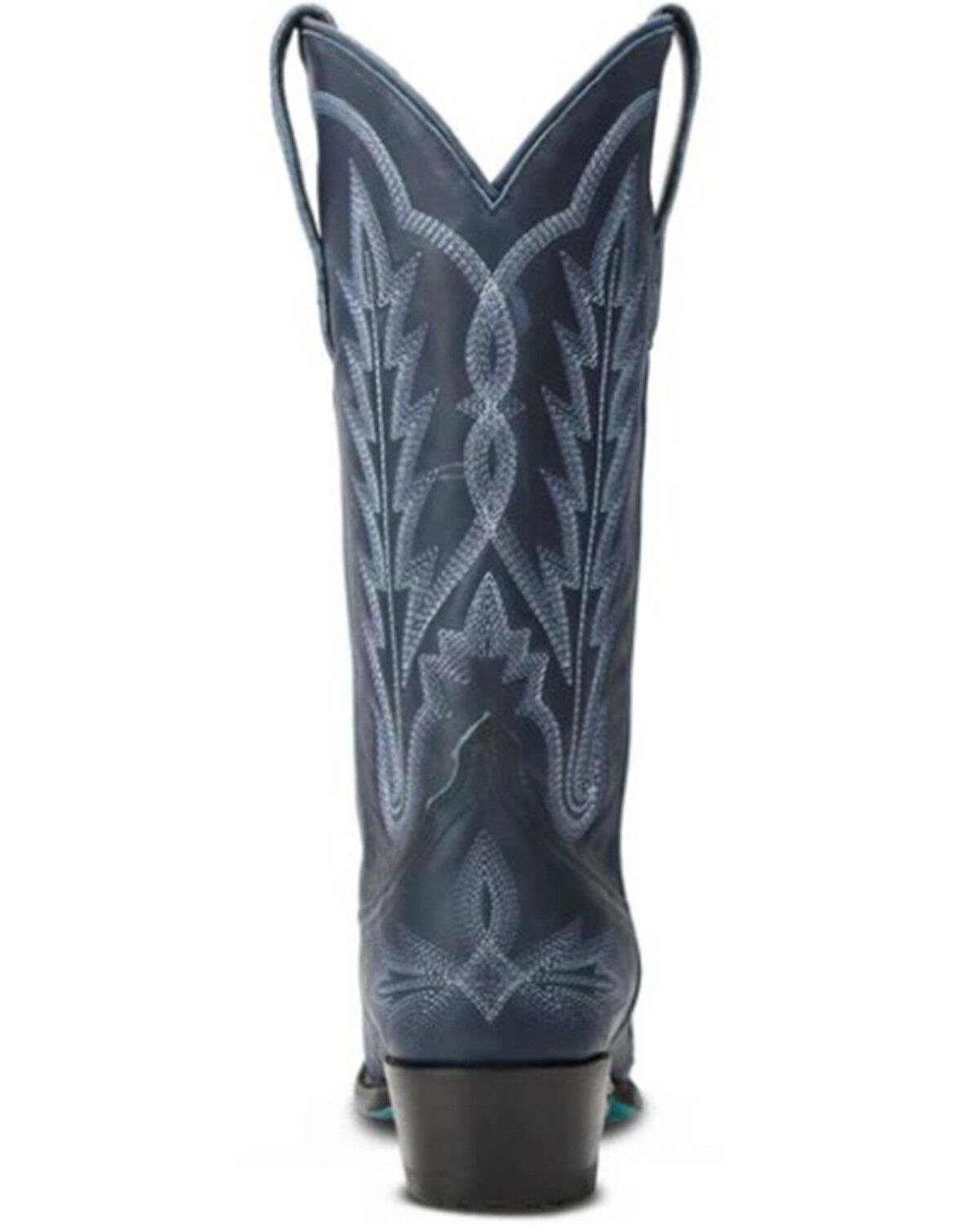 Image #5 - Lane Women's Lexington Tall Western Boots - Snip Toe, Navy, hi-res