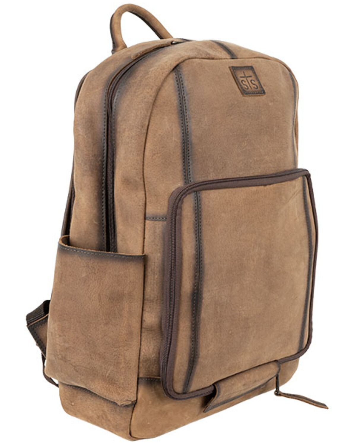 Image #2 - STS Ranchwear by Carroll Men's Foreman Backpack, Tan, hi-res