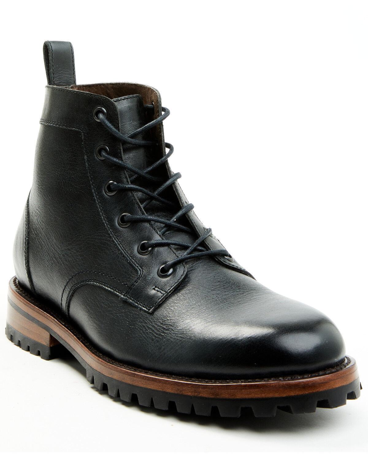 Image #1 - Brothers and Sons Men's Countryman Casual Boots - Round Toe, Black, hi-res
