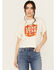 Image #1 - Brew City Beer Gear Women's Lone Star Cropped Short Sleeve Graphic Tee, Ivory, hi-res