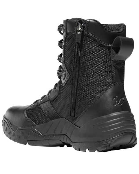 Image #5 - Danner Men's Scorch Side Zip 8" Boots - Round Toe , Black, hi-res