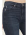 Image #4 - 7 For All Mankind Women's Dark Wash Baltimora High Rise Studded Trouser Stretch Denim Jeans, Dark Wash, hi-res