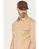 Image #2 - Thorogood Men's Stretch Utility Short Sleeve Button-Down Work Shirt, Khaki, hi-res