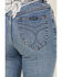 Image #4 - Rolla's Women's Boot Barn Exclusive Salty Medium Wash High Rise Duster Bootcut Stretch Denim Jeans, Medium Wash, hi-res