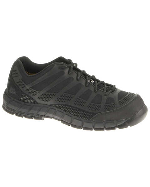 Image #1 - Caterpillar Men's Streamline Work Shoes - Composite Toe, Black, hi-res