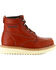 Wolverine Men's Wedge Sole Lace-Up Leather Work Boots - Moc Toe, Rust Copper, hi-res