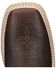 Image #6 - Justin Men's Western Boots - Broad Square Toe, Dark Brown, hi-res