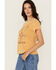 Image #2 - Idyllwind Women's I Run This Rodeo Short Sleeve Relaxed Graphic Tee, Dark Yellow, hi-res