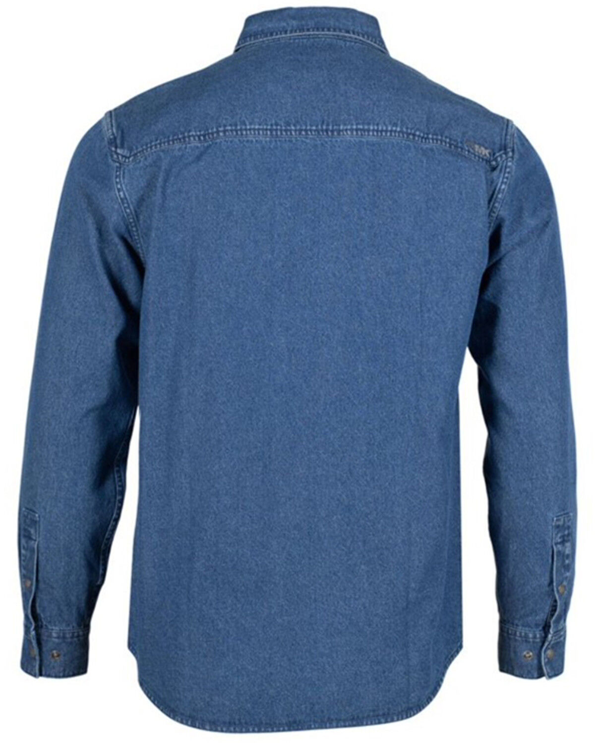 Image #2 - Mountain Khakis Men's Austin Medium Wash Long Sleeve Snap Denim Shirt, Medium Wash, hi-res