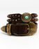 Idyllwind Women's Stay In The Loop Turquoise Belt, Brown, hi-res