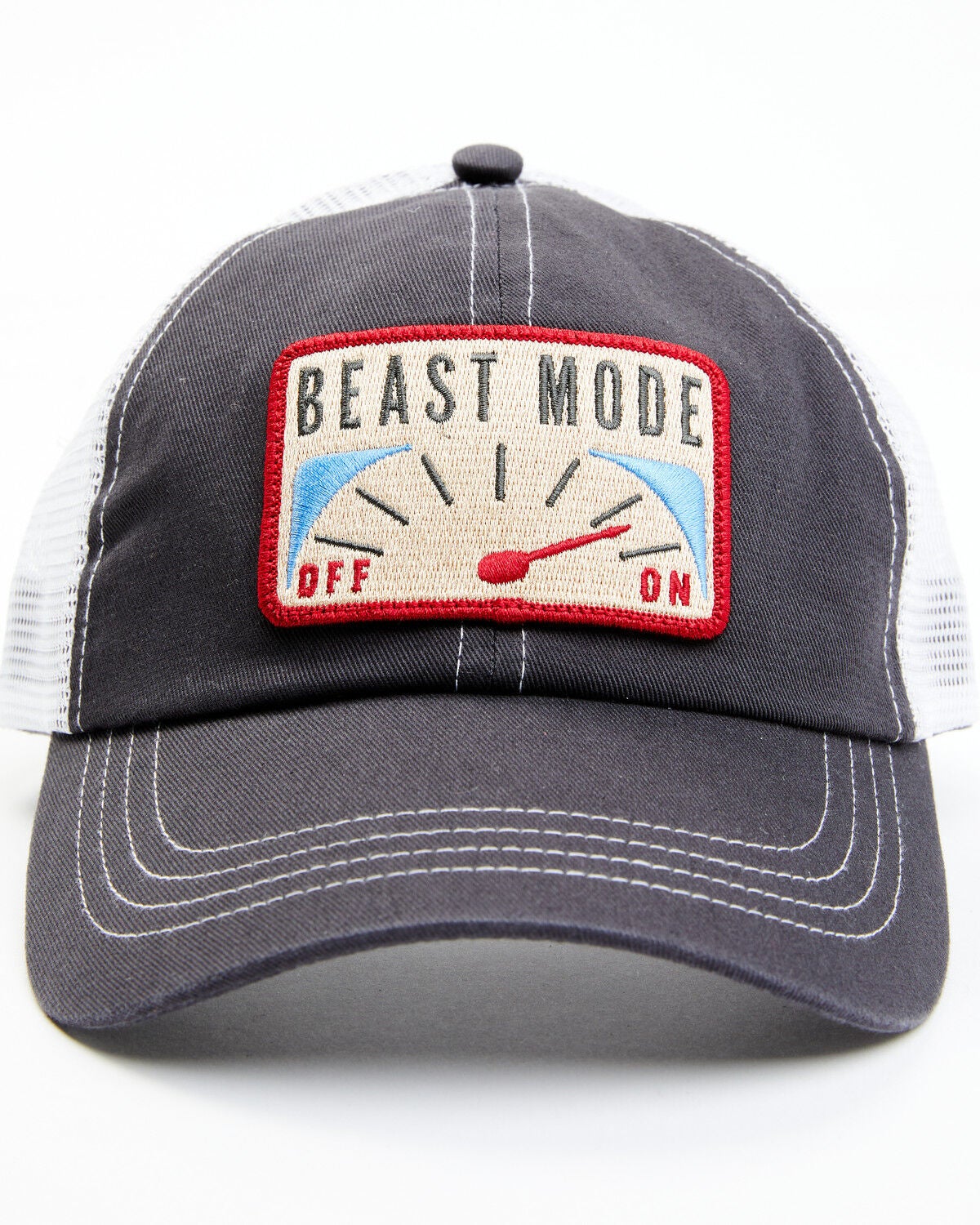 Image #1 - Idyllwind Women's Beast Mode Mesh-Back Ball Cap, Grey, hi-res