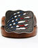 Image #1 - Cody James Boys' American Slash Rectangular Buckle Belt, , hi-res