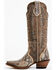 Image #3 - Idyllwind Women's Triad Exotic Python Western Boot - Snip Toe, Brown, hi-res