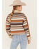 Image #5 - Cleo + Wolf Women's Cameron Southwestern Print Sweater Back Faux Suede Sherpa Lined Zip-Up Jacket, Caramel, hi-res
