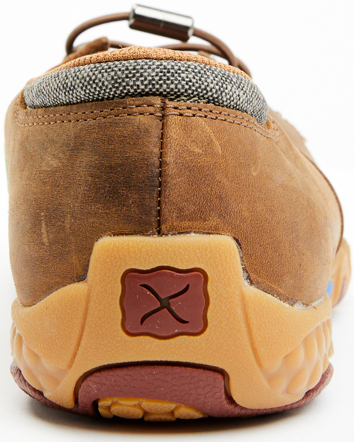 Image #5 - Twisted X Women's Boat Shoe Driving Mocs, Pecan, hi-res