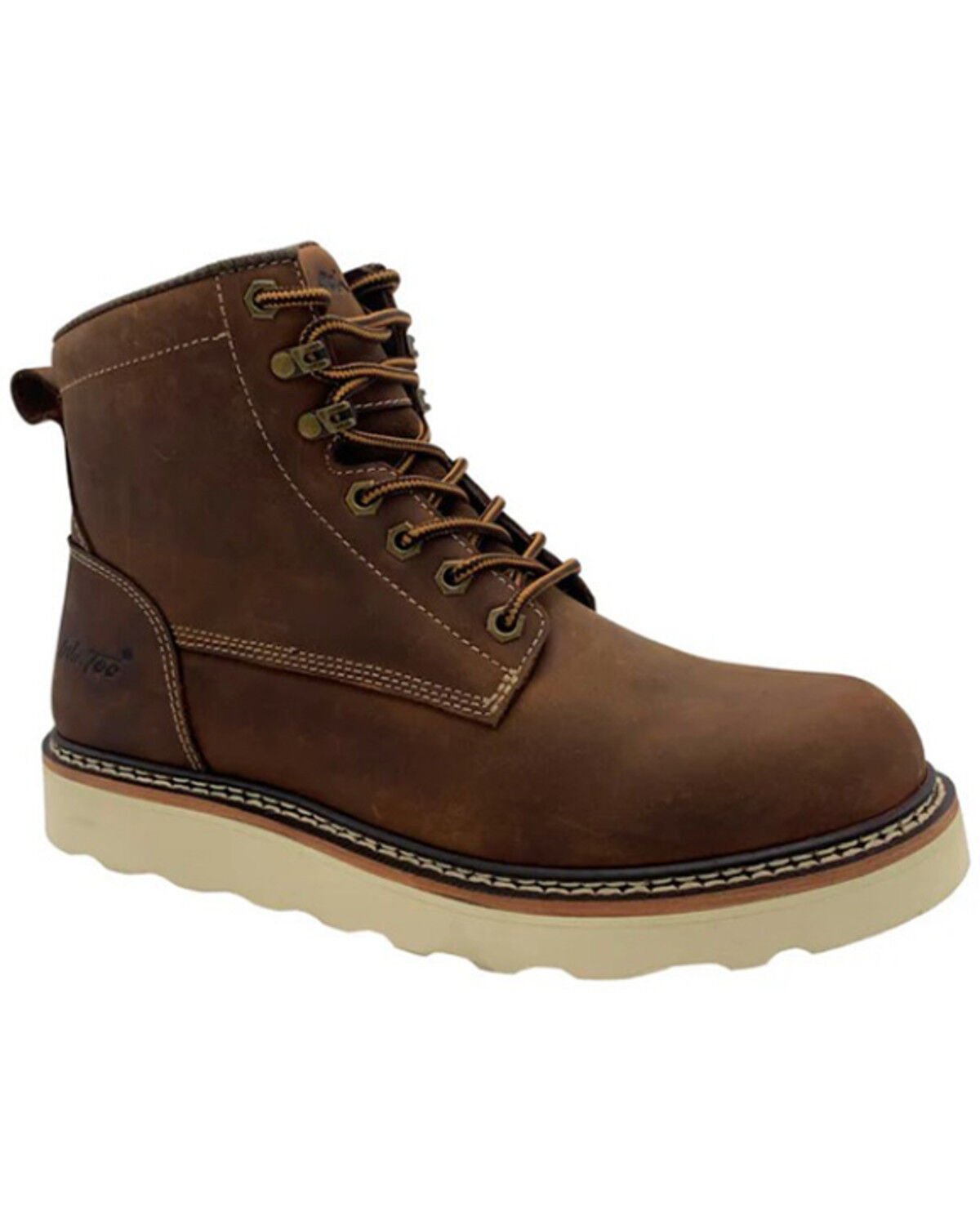 Image #1 - AdTec Men's 6" Meadow Work Boots - Composite Toe, Brown, hi-res