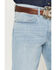 Image #2 - Wrangler Retro Men's 42MWx 20X Light Wash Bootcut Stretch Denim Jeans, Light Wash, hi-res