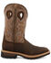 Image #2 - Twisted X Men's Lite Western Work Boots - Broad Square Toe, Taupe, hi-res